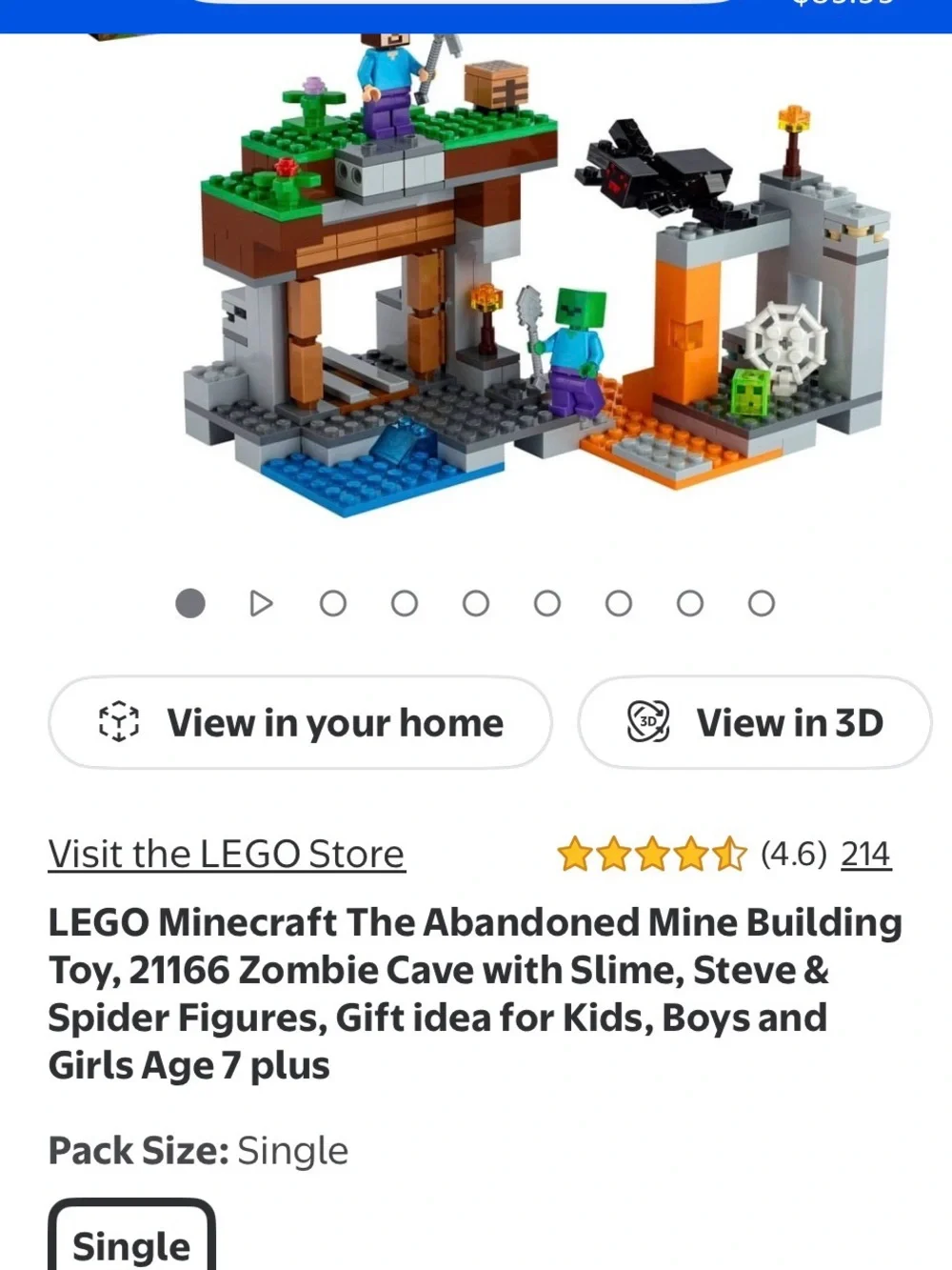 LEGO Minecraft The Abandoned Mine (21166)